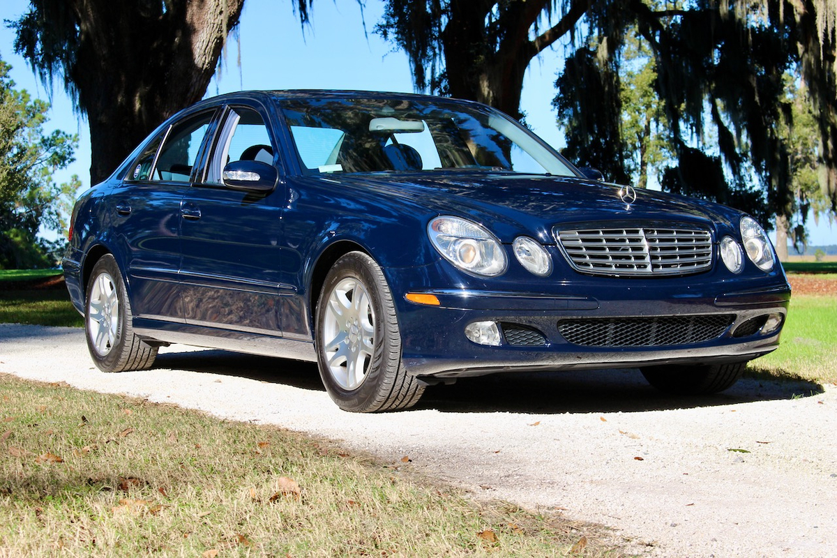 NO RESERVE: Blue over Blue 2003 Mercedes-Benz E320 w/35k Miles For Sale