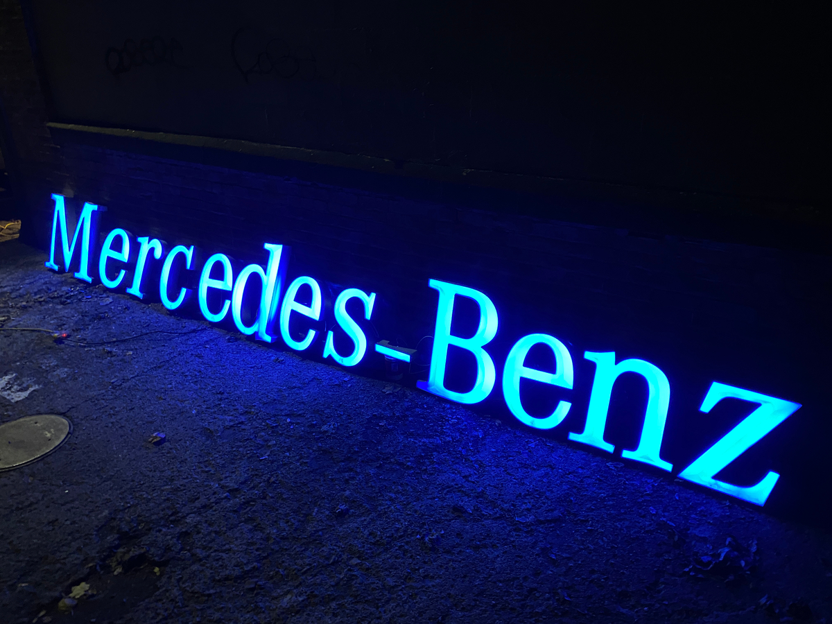 Original Mercedes-Benz Dealership Lettering For Sale | The MB Market