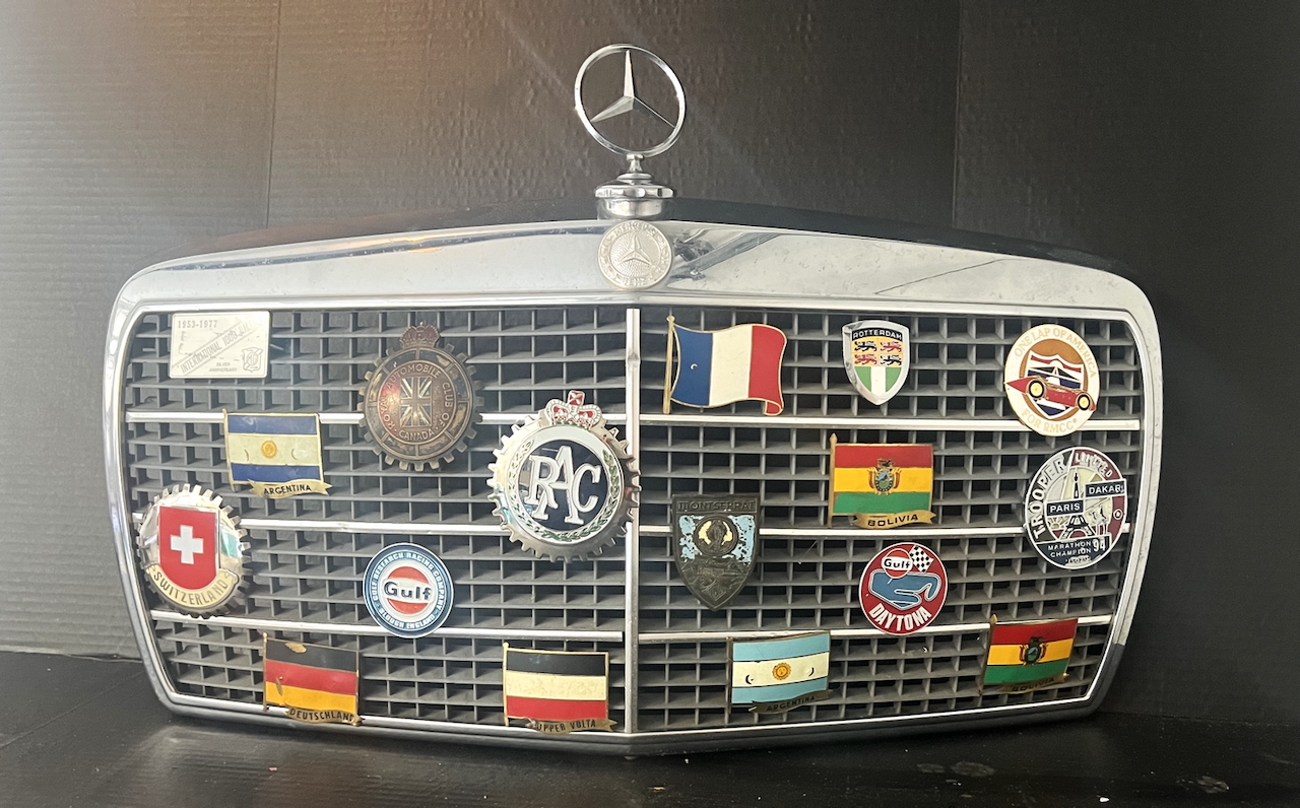 Insigne Décalque Avant En Émail En Laiton Lourd Du Vintage Oxford Motor