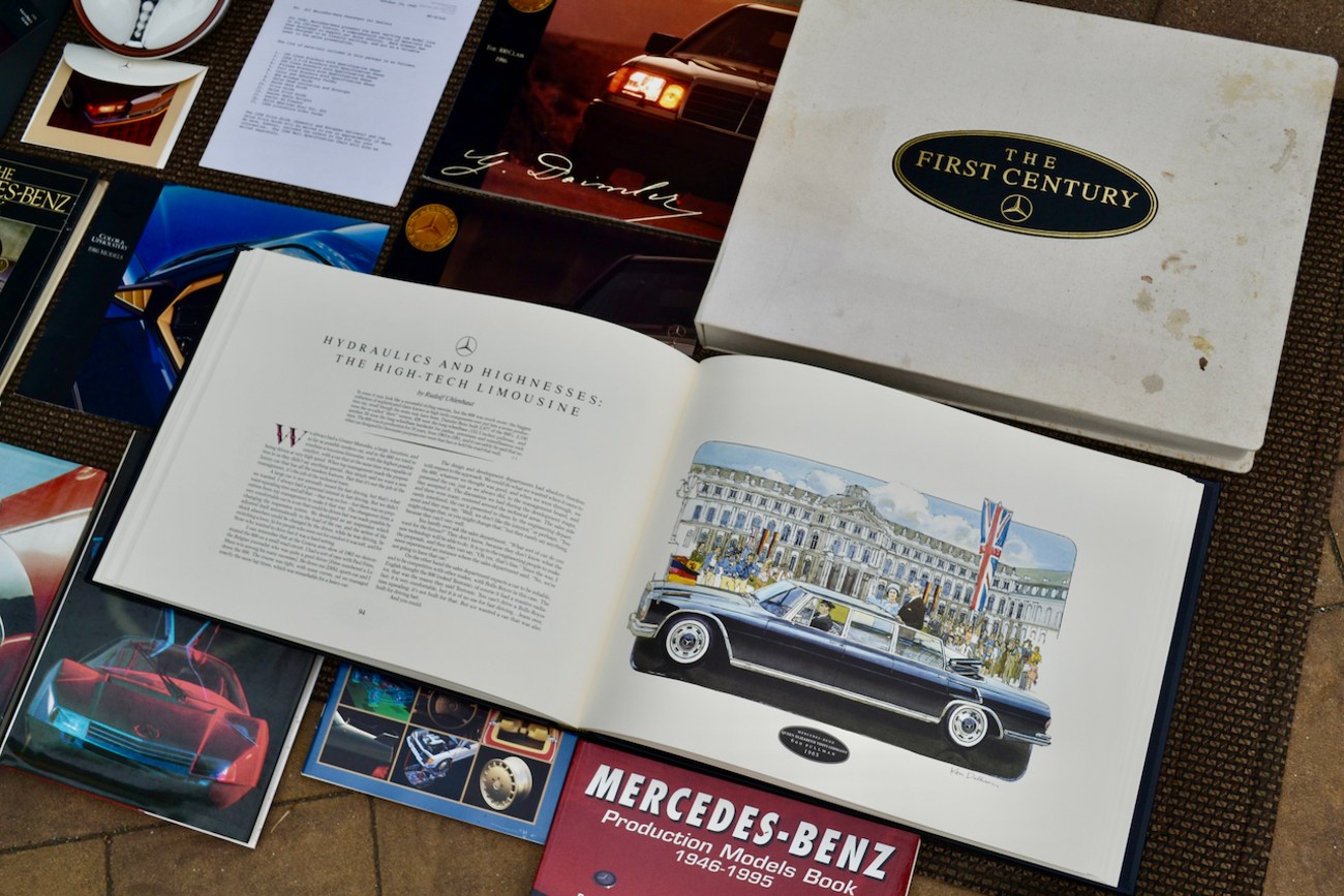 NO RESERVE: Collection of Mercedes-Benz Literature & Memorabilia