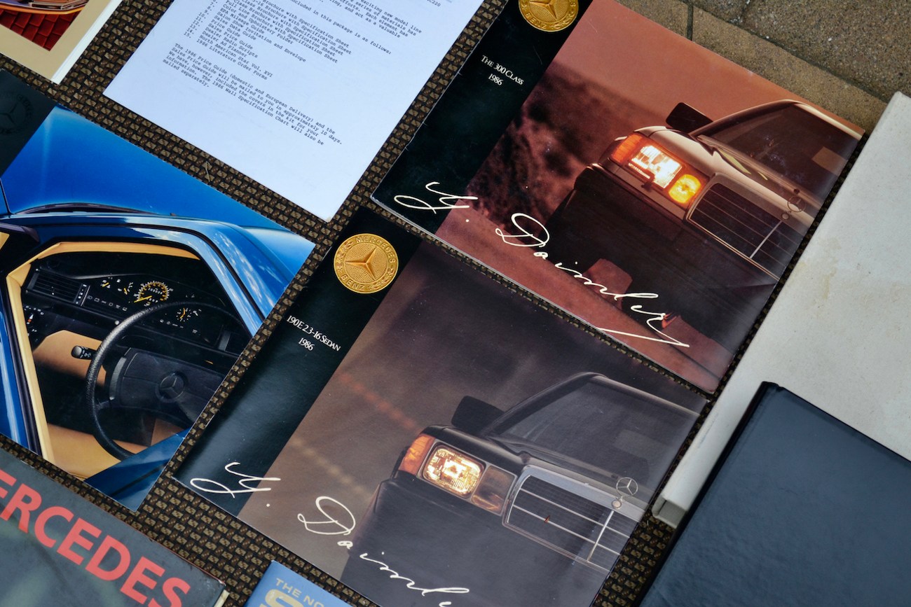 NO RESERVE: Collection of Mercedes-Benz Literature & Memorabilia