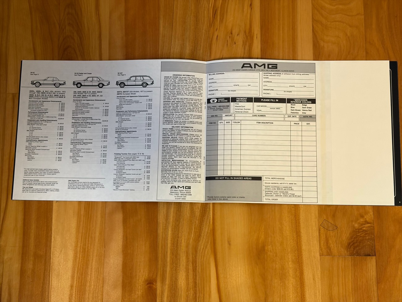 NO RESERVE: Original Pre-Merger AMG Marketing & Technical Literature ...
