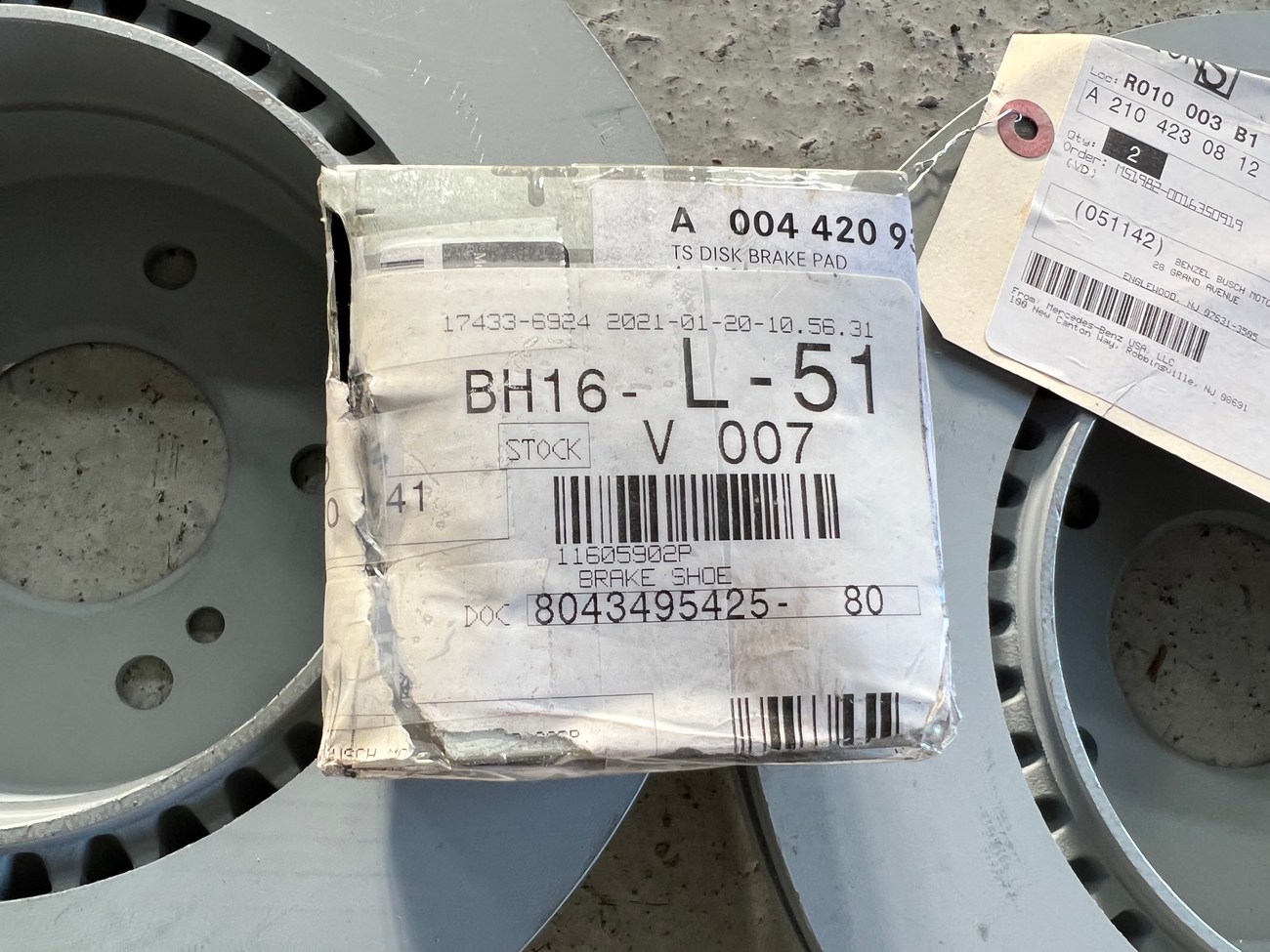 Kleemann Headers for M113 W210 and All Four AMG Brake Rotors For Sale The MB Market
