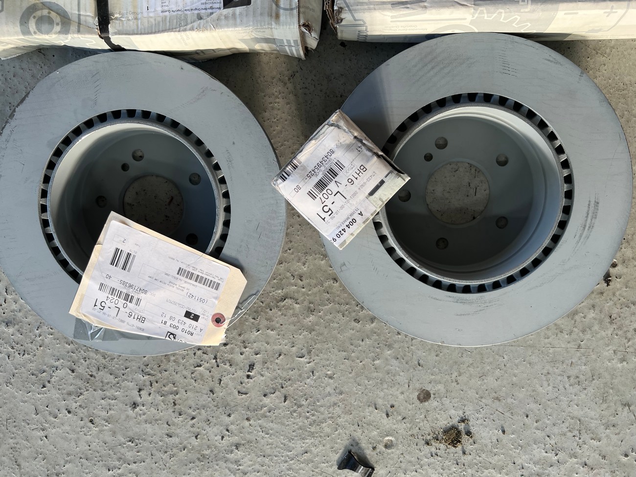 Kleemann Headers for M113 W210 and All Four AMG Brake Rotors For Sale The MB Market