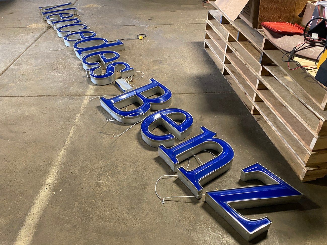 Original Mercedes-Benz Dealership Lettering For Sale | The MB Market