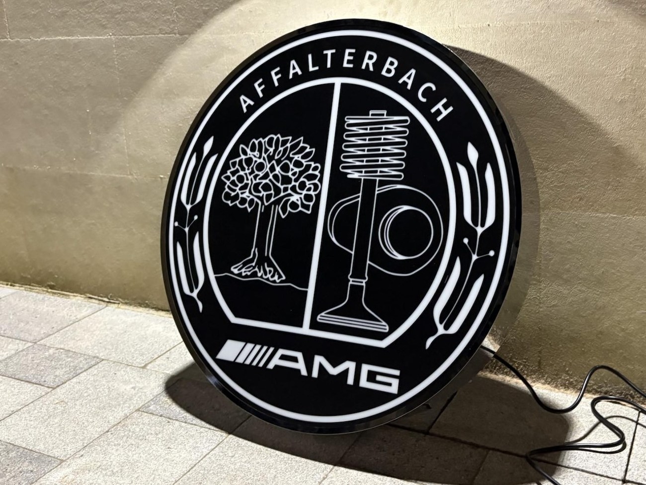 Illuminated Mercedes-Benz AMG Sign For Sale | The MB Market
