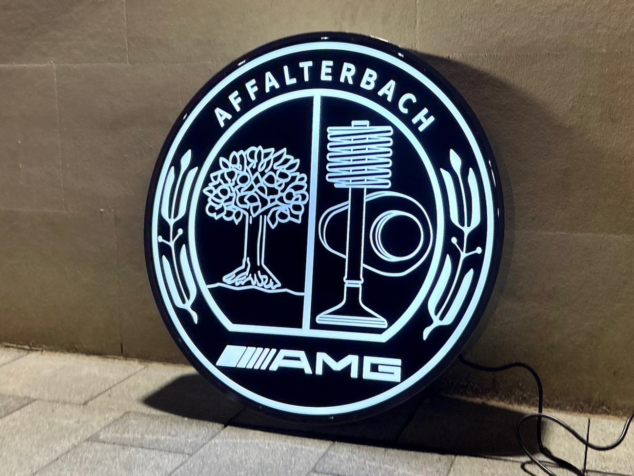 Illuminated Mercedes-Benz AMG Sign For Sale | The MB Market