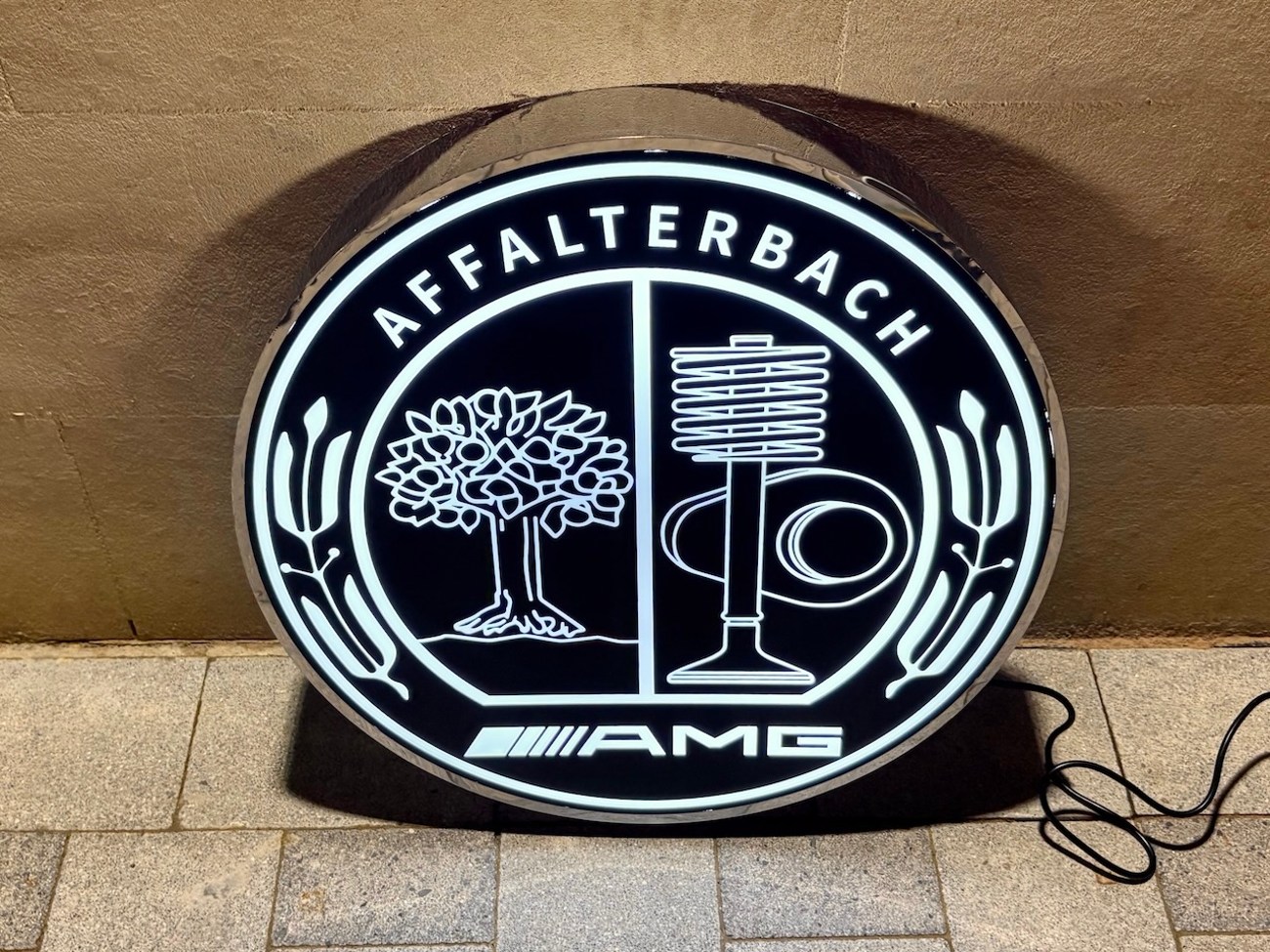 Illuminated Mercedes-Benz AMG Sign For Sale | The MB Market