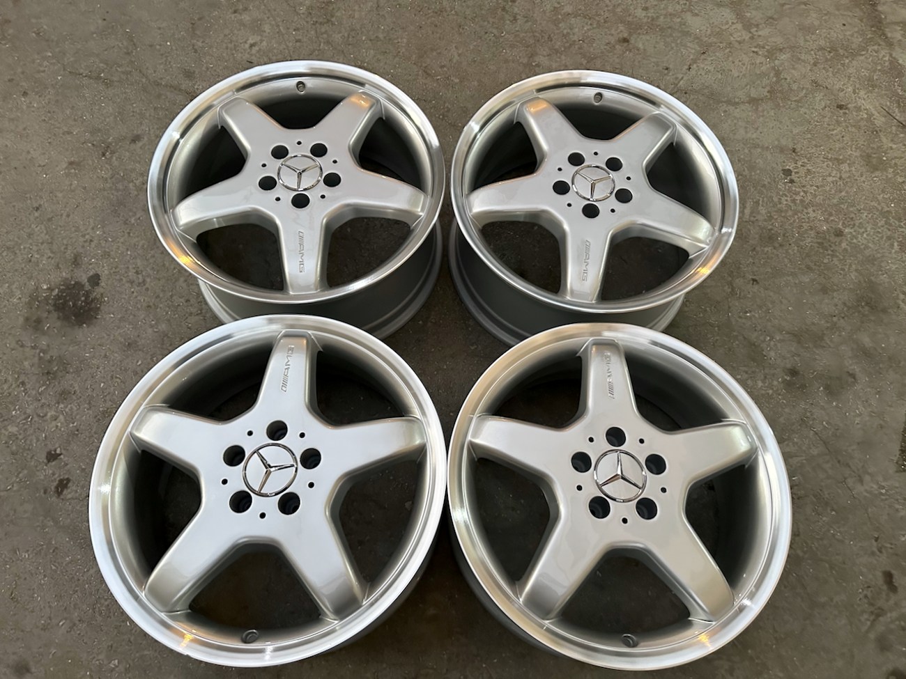 Staggered 18 Amg Monoblock Wheels For Sale The Mb Market