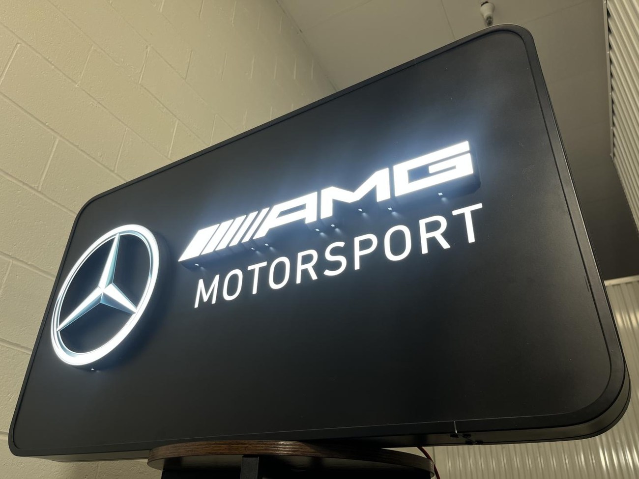NO RESERVE: Illuminated Mercedes-Benz AMG Sign For Sale | The MB Market