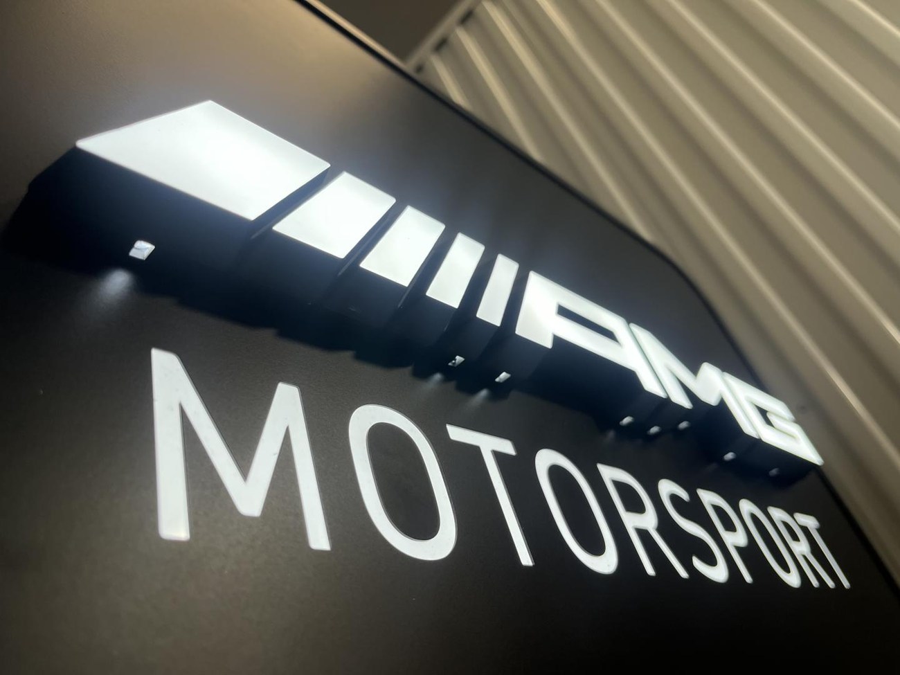 NO RESERVE: Illuminated Mercedes-Benz AMG Sign For Sale | The MB Market