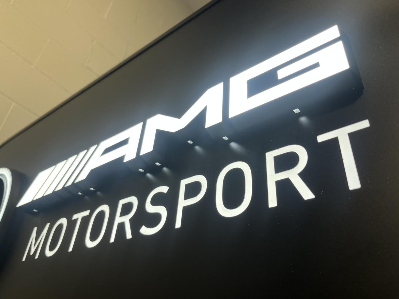 NO RESERVE: Illuminated Mercedes-Benz AMG Sign For Sale | The MB Market