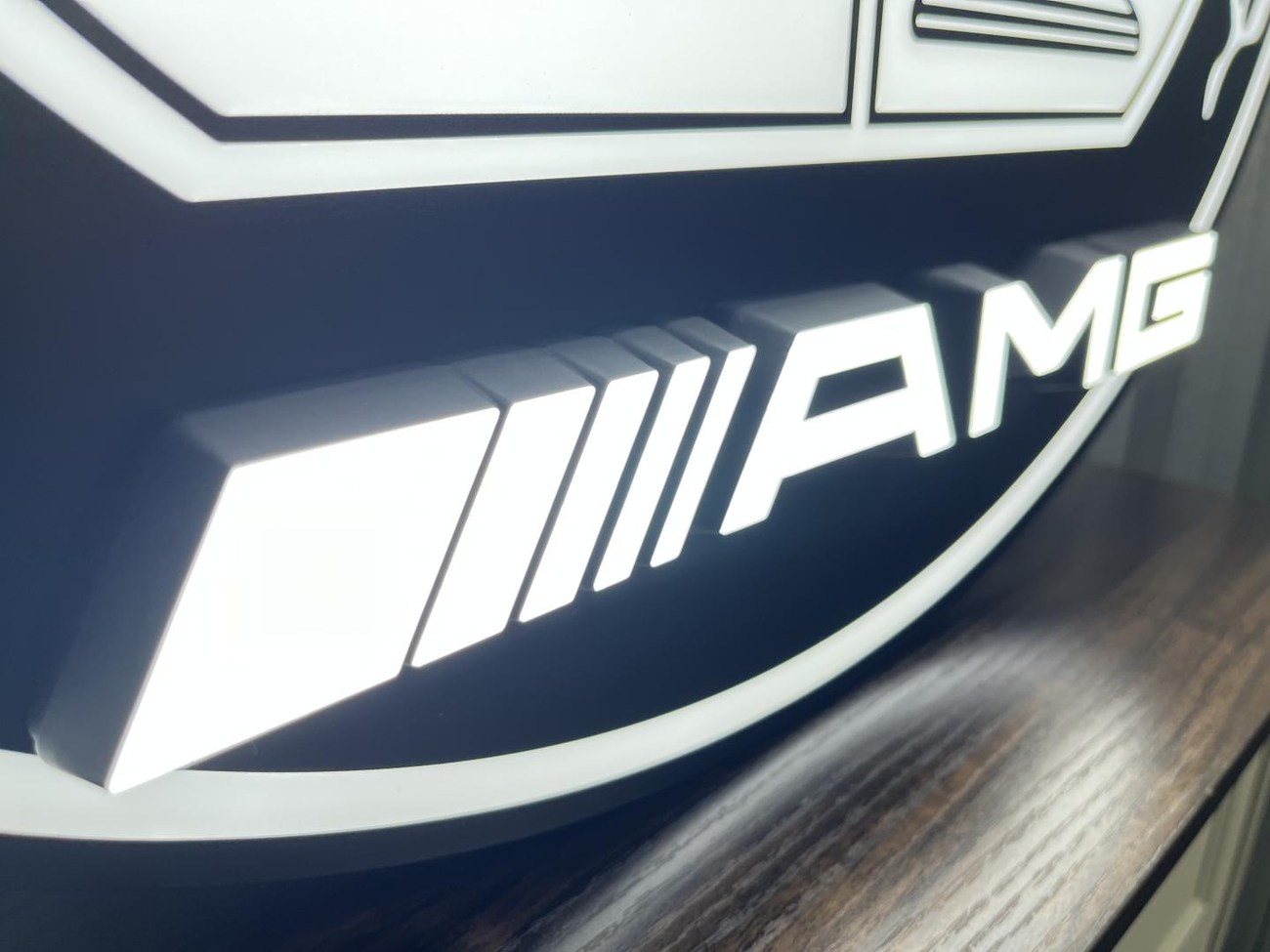 NO RESERVE: Original Promotional Illuminated AMG Sign For Sale | The MB ...