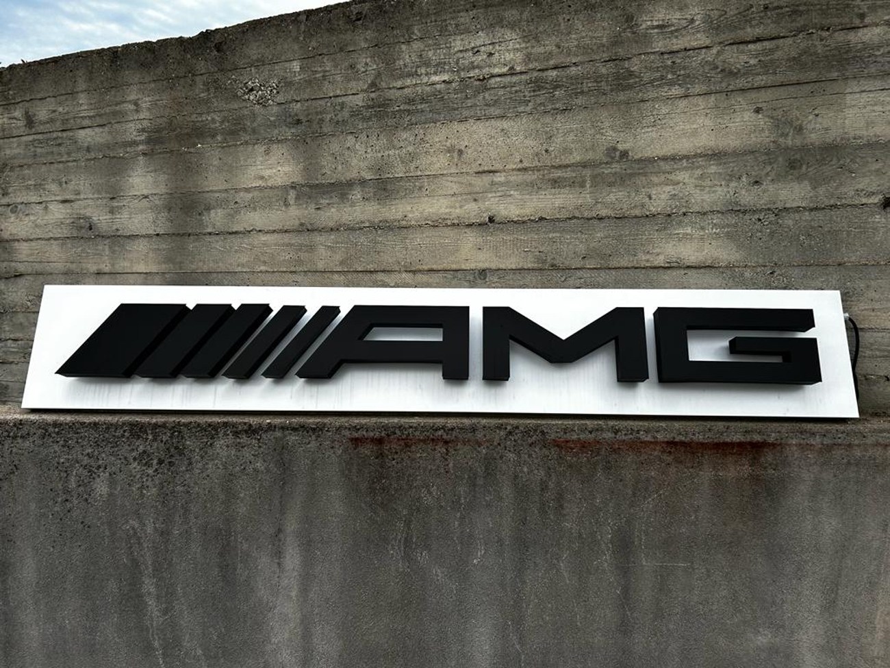 190cm x 30cm AMG Illuminated Dealer Sign For Sale | The MB Market