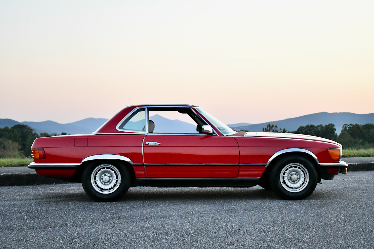 【超ポイント祭?期間限定】 Euro Market MB The | Sale For 280SL Mercedes-Benz 1984 ポスター