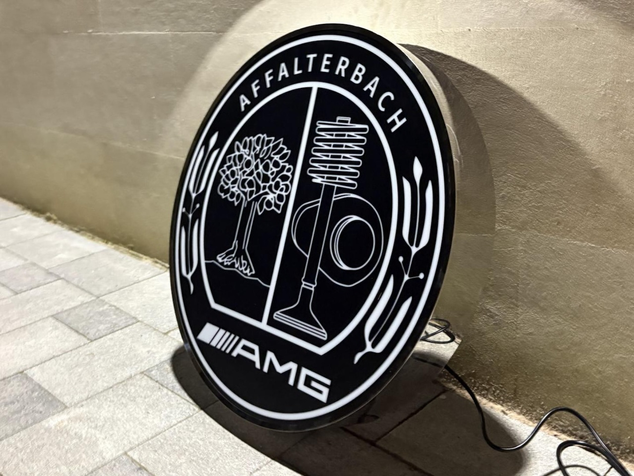 Illuminated Mercedes-Benz AMG Sign For Sale | The MB Market