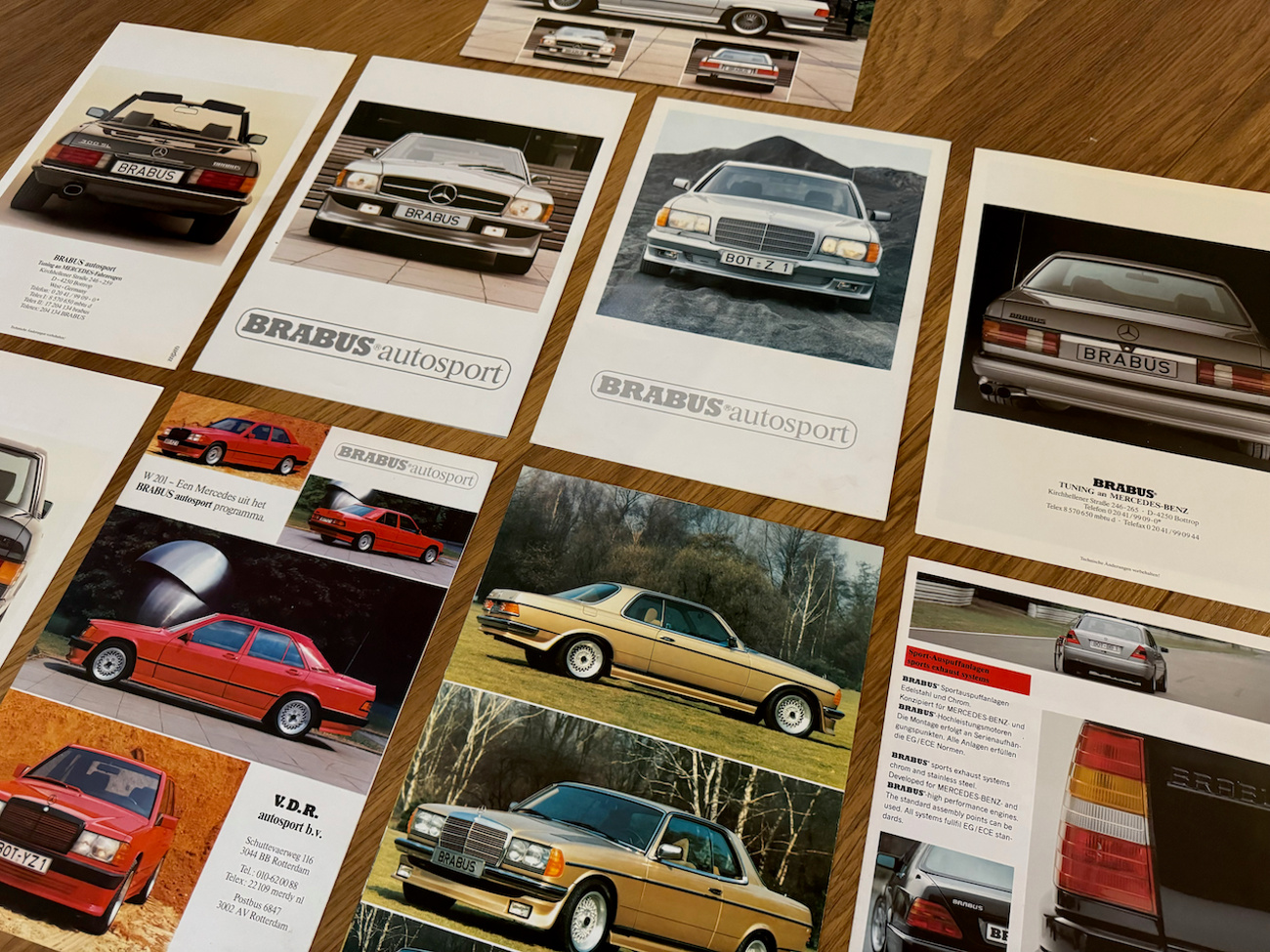 BRABUS Autosport Classic Brochures For Sale The MB Market