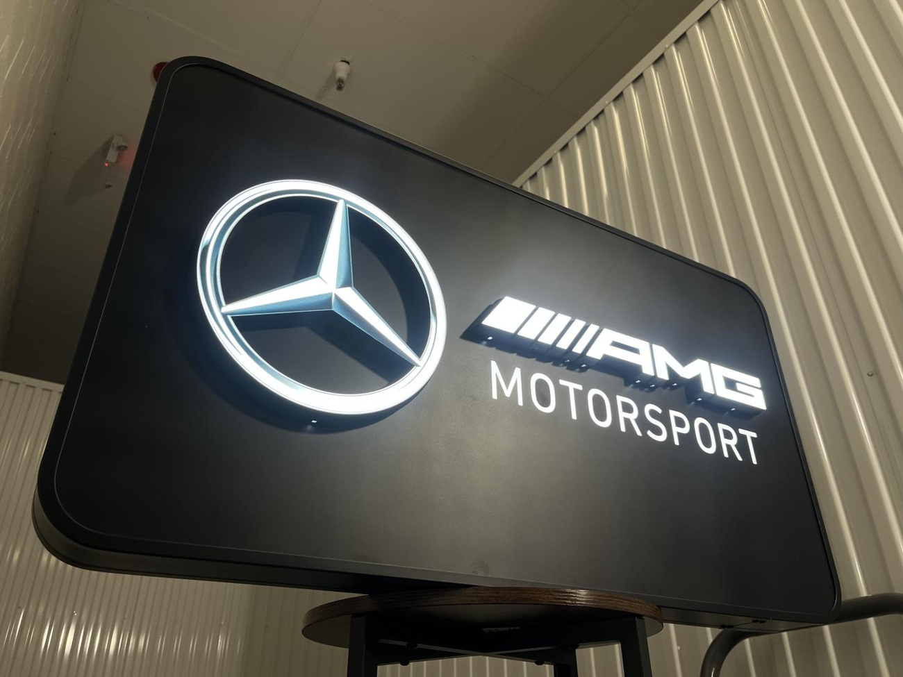 NO RESERVE: Illuminated Mercedes-Benz AMG Sign For Sale | The MB Market