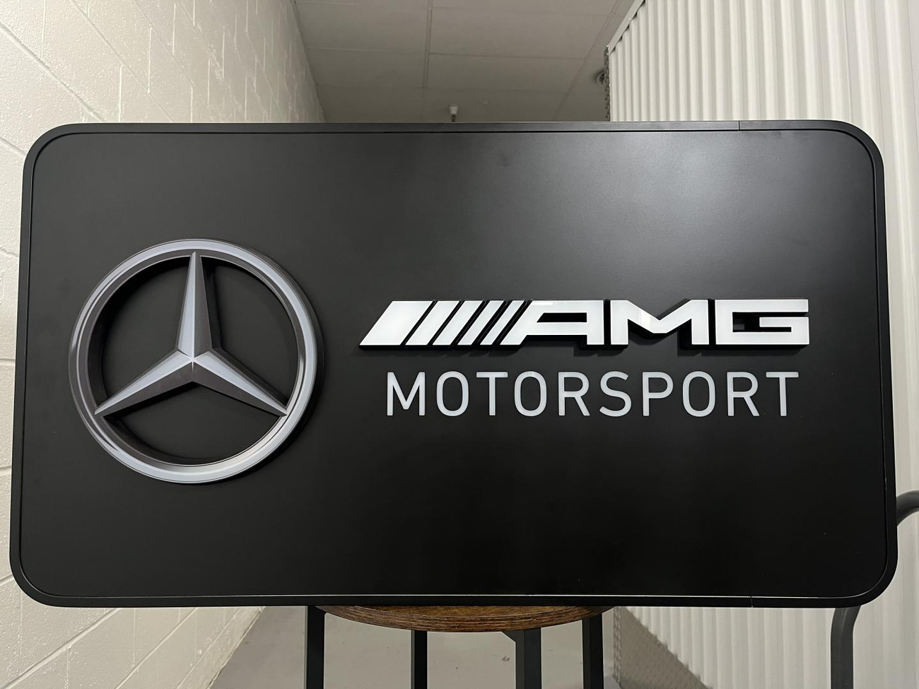 NO RESERVE: Illuminated Mercedes-Benz AMG Sign For Sale | The MB Market