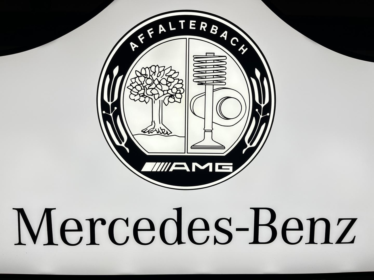 NO RESERVE: Original Mercedes-Benz/AMG Promotional Illuminated Sign For ...