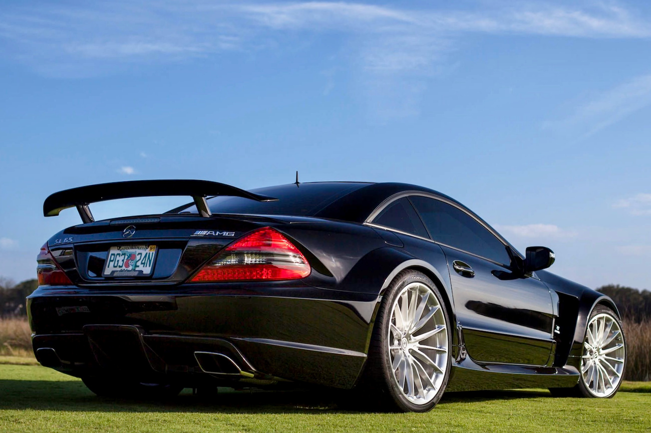 Sl65 Rear NO RESERVE: Staggered HRE Wheels & Tires for SL65 AMG Black Series For ...