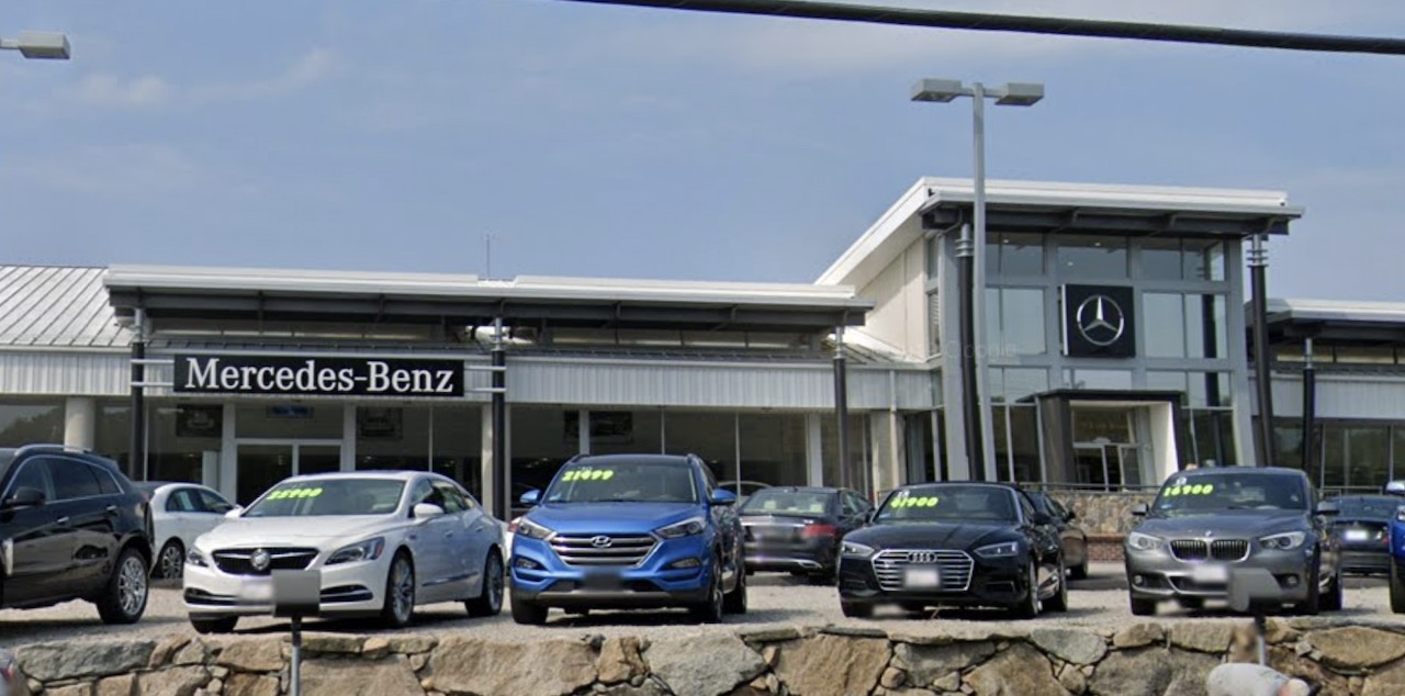 Original Mercedes-Benz Dealership Sign & Silver Star Logo Sign For Sale ...